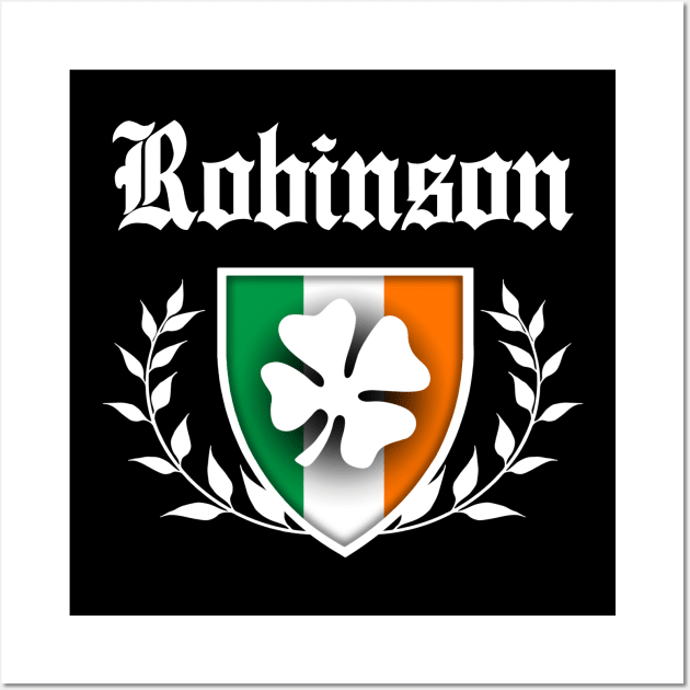 Robinson Shamrock Crest Wall Art by robotface